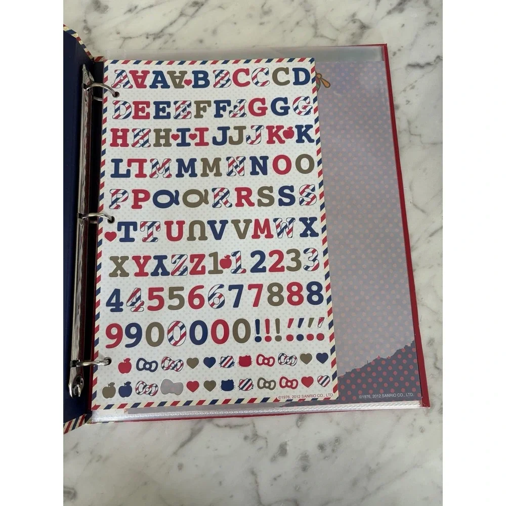 Sanrio Hello Kitty Airplane Travel Journal Diary 3 Ring Binder Paper Collectible